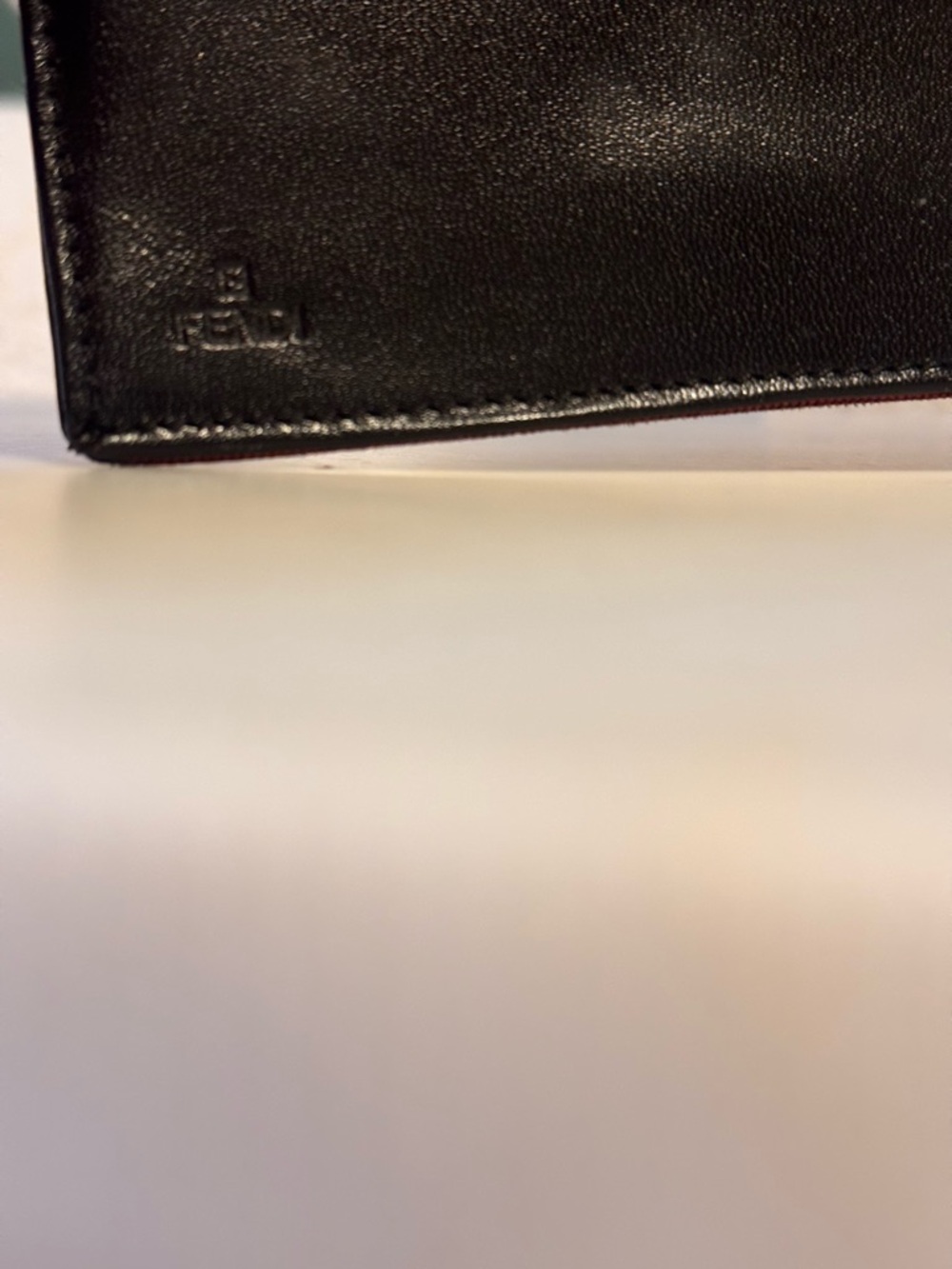 Fendi Authentic Vintage Red Zucca Monogram Wallet, EUC RARE - Picture 10 of 13